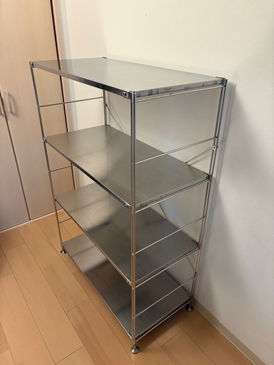 無印良品 ステンレスユニットシェルフ（
ワイド・中）
