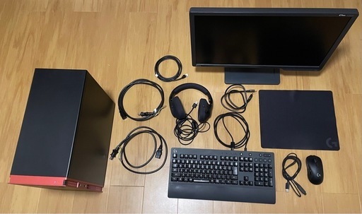 i7ゲーミングPC一式】モニター付き・すぐ使えるフルセット！ (ちりー 