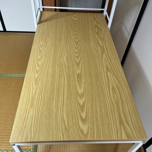 ラック付きデスク