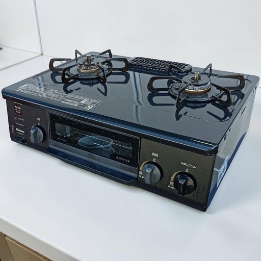 [八7239] パロマ 2023年製 都市ガス用 ガステーブル ガスコンロ