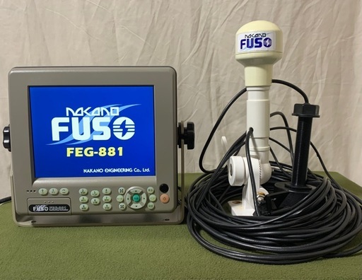 NAKANO FUSO FEG-881 GPS プロッター 魚群探知機