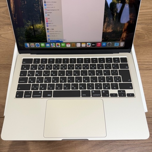 【極美品】MacBook Air M2 16GB 256GB スターライト