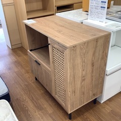 ★ジモティ割あり★  キッチンカウンター 白 H86×D50.5×W120 クリーニング済み TJ618 ☆ジモティ割あり☆ キッチンカウンター ホワイト H101×W140×D45