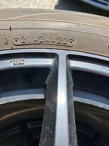 215/60r17タイヤホイール4本セット　溝アリ