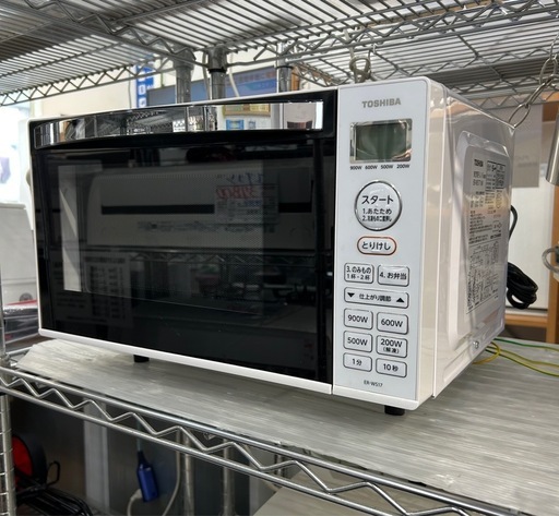 ★【東芝】電子レンジ　2021年製 ［ER-WS17］フラットテーブル  【3ヶ月保証付き★送料に設置込み】 ?自社配送代引き可?※現 TOSHIBA(東芝) 電子レンジ 17L 縦開き 単機能 フラットテーブル レンジ 