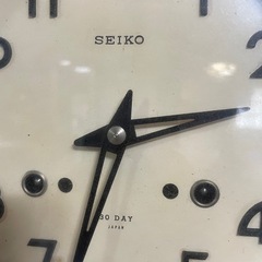 SEIKO 振り子時計 ゼンマイ式 30DAY 動作未確認の画像