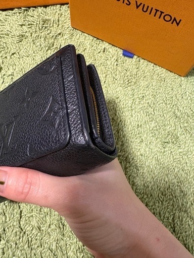 ルイヴィトン モノグラム アンプラント クレア 黒  財布