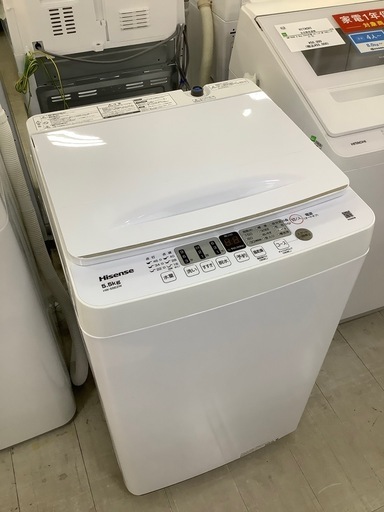 取りに来れる方限定！Hisense(ハイセンス)の全自動洗濯機です！