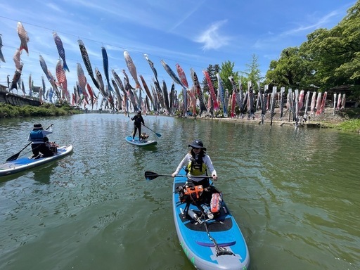 イベント　鯉のぼりsup