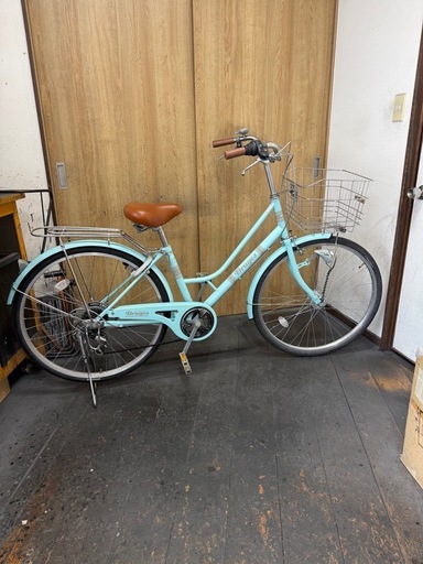 中古車26インチLEDオートライト6段変速美品 (ベルソー) 高槻の自転車の 