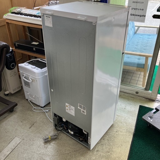 店2604-192 Hisense 2ドア冷蔵庫 HR-B1201 2018年製 120L 動作確認済み キズ汚れ有り