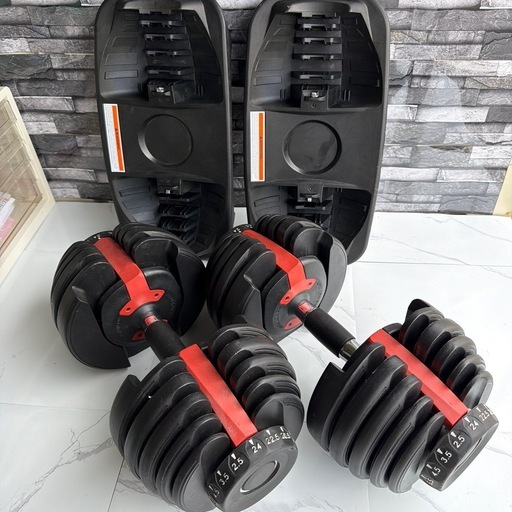 可変式ダンベル 24kg×2 台付き 東大阪 引き取り歓迎 ホームジム