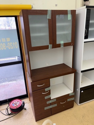 食器棚 (リサイクルHOPE) 東仙台の収納家具《食器棚、キッチン収納》の 