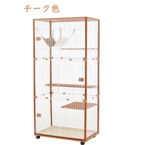 キャットケージ　木製　3段　※引き取り限定
