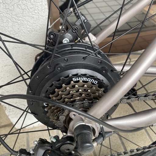 【アシスト機能付き自転車】【充電式】【KRISBORA】★クリーニング済み【管理番号0409】