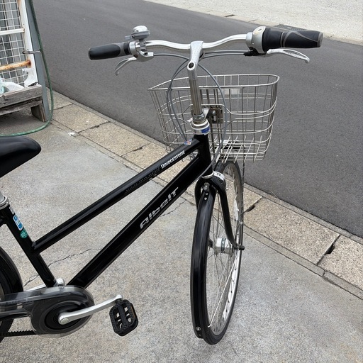 BRIDGESTON ALBELT27インチ内装5段変速前後タイヤチューブ新品へ交換 