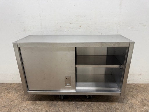 ステンレス　業務用　吊り棚　戸棚　厨房　飲食店　W１１００ｘＤ３４０ｘＨ６００ｍｍ