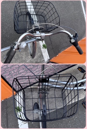 ママチャリ 26インチ メーカー不明 カゴ塗装済み