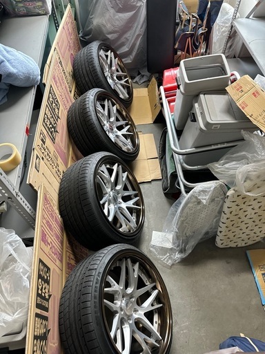 【美品】work CVXホイール4本！5H114.3★オーダーカラー！ディープコンケイブ