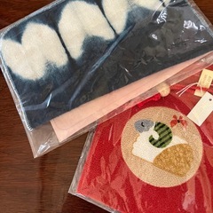 袋ハンカチセットでの画像