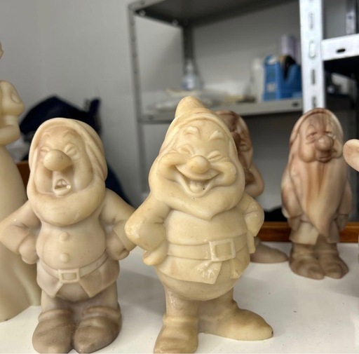 ディズニー 白雪姫と7人の小人 置物 セット