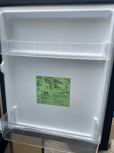 【2023年製・極美品】アイリスオーヤマ 冷蔵庫 142L ブラック IRSD-14A-B
