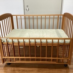 ベビーベッド【町田市再生家具】260096の画像