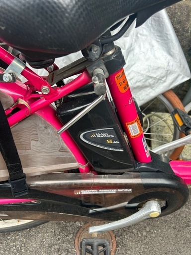 24インチ、電動自転車中古引き取り限定。