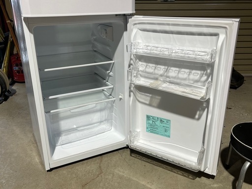 ハイアール　冷凍冷蔵庫　１２１Ｌ　２ドア　右開き　２０１７年製　ＪＲ－Ｎ１２１Ａ