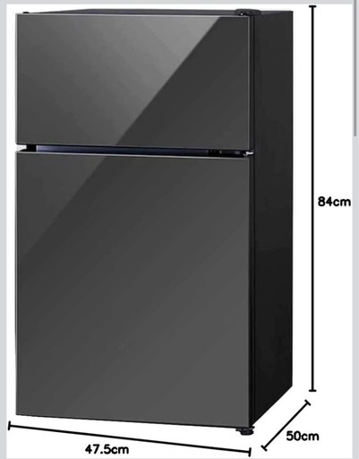 アイリスオーヤマ冷蔵庫 81L・2年使用・美品