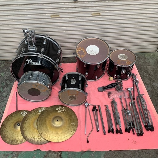 【決まりました】F330 Pearl ドラムセットパーツ ※現状品