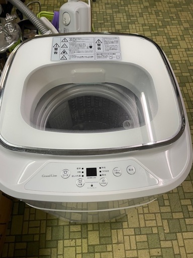 【中古品】小型全自動洗濯機 3.8kg　Grand Line ARW-38W