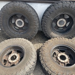 ブラッドレーV 255-85-R16 オープンカントリーM/T  16×6.5JJ-5 6H PCD139.7 ランクル70 ナローで使用 4×4engineering トーヨー の画像