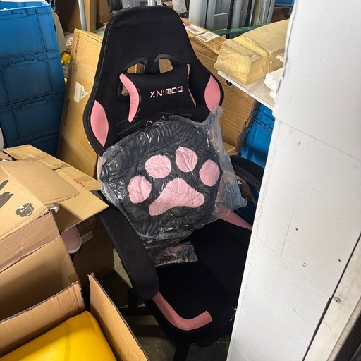新品 かわいい　ゲーミングチェア　