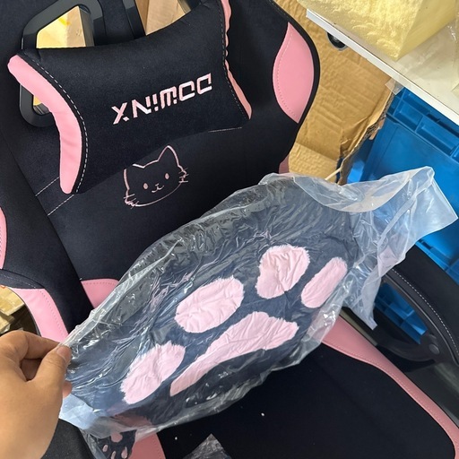 新品 かわいい　ゲーミングチェア　