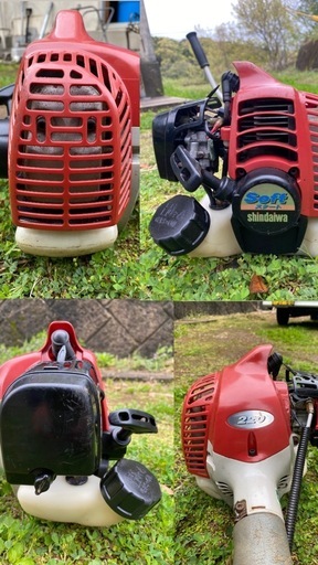 Shindaiwa RA220-S エンジン草刈機《動作確認、整備済み》ソフトスタート