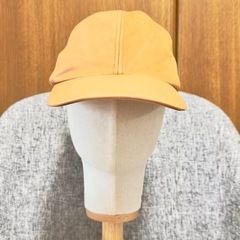新品未使用タグ付き★DECHO(デコー)×BEAMS BOY Ray 日本製　牛革　レザーCAP SP キャメルブラウン　6パネルの画像