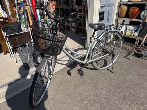 EC) 通勤•通学に！ シティサイクル 自転車 27インチ MIMOSA 変速6speed 