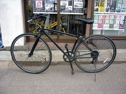 ☆【錆び多め】自転車 クロスバイク 700×28C 6段変速 ブラック 