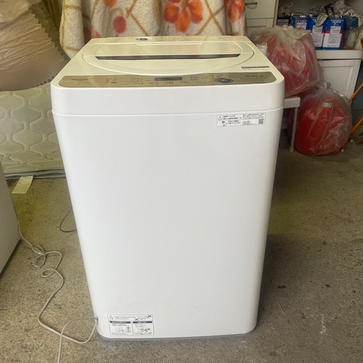 SHARP洗濯機6kg2022年製 (誠和RP) 日和田の生活家電《洗濯機》の中古 