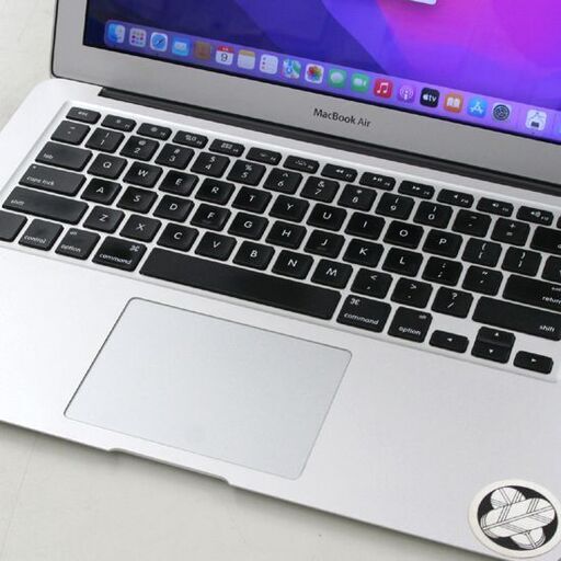 初期化済み APPLE MacBook Air 7,2 Core i7 2.2GHz 13.3インチ A1466(Early 2015) 8GB SSD256GB USキーボード 充放電54回 本体のみ 札幌市 清田区 平岡