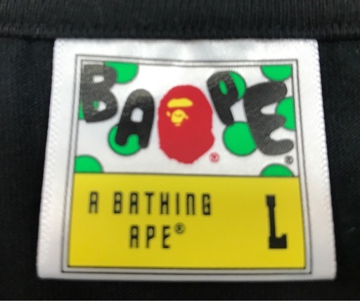 ジモティ割引有★【ジャングルジャングル岸和田店】A BATHING APE　エイプ　ベイプ　BAPEMAN　ベイプマン　Ｔシャツ　南大阪 岸和田市 貝塚市 泉佐野市 和泉市 忠岡町 熊取町