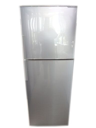 SHARP シャープ 冷凍冷蔵庫 SJ-23A 2015年製 225L 2ドア シルバー系 右開き No.3997