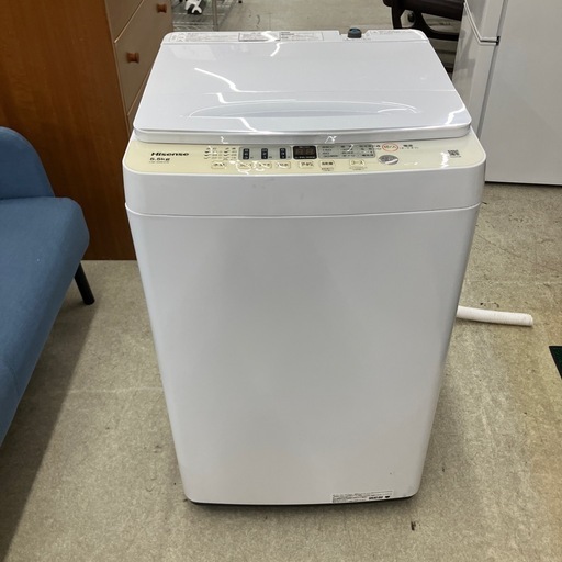 今2604-213 Hisense 洗濯機 HW-55E2W 2023年製 5.5kg 動作確認済み キズ汚れ有り