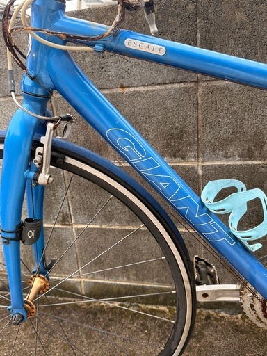 giant escape XS ブルー 自転車クロスバイクGIANT ESCAPE XS ブルー ジャンク品 (まるふわ