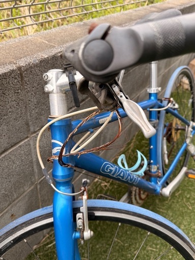 自転車クロスバイクGIANT ESCAPE XS ブルー ジャンク品 (まるふわ