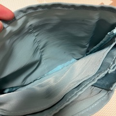 バックインバック　スモークブルー　仕切り7つの画像