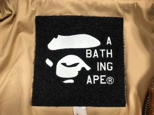 ジモティ割引有★【ジャングルジャングル岸和田店】A BATHING APE　エイプ　キルルティングジャケット　レッザージャケット　牛皮　南大阪 岸和田市 貝塚市 泉佐野市 和泉市 忠岡町 熊取町