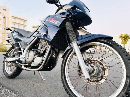北海道 カワサキ KLE250 アネーロ バッテリー付き！タイヤひび割れあり 