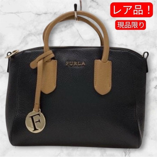FURLA フルラ　トートバッグ　ショルダーバック　ハンドバッグ　ブラック